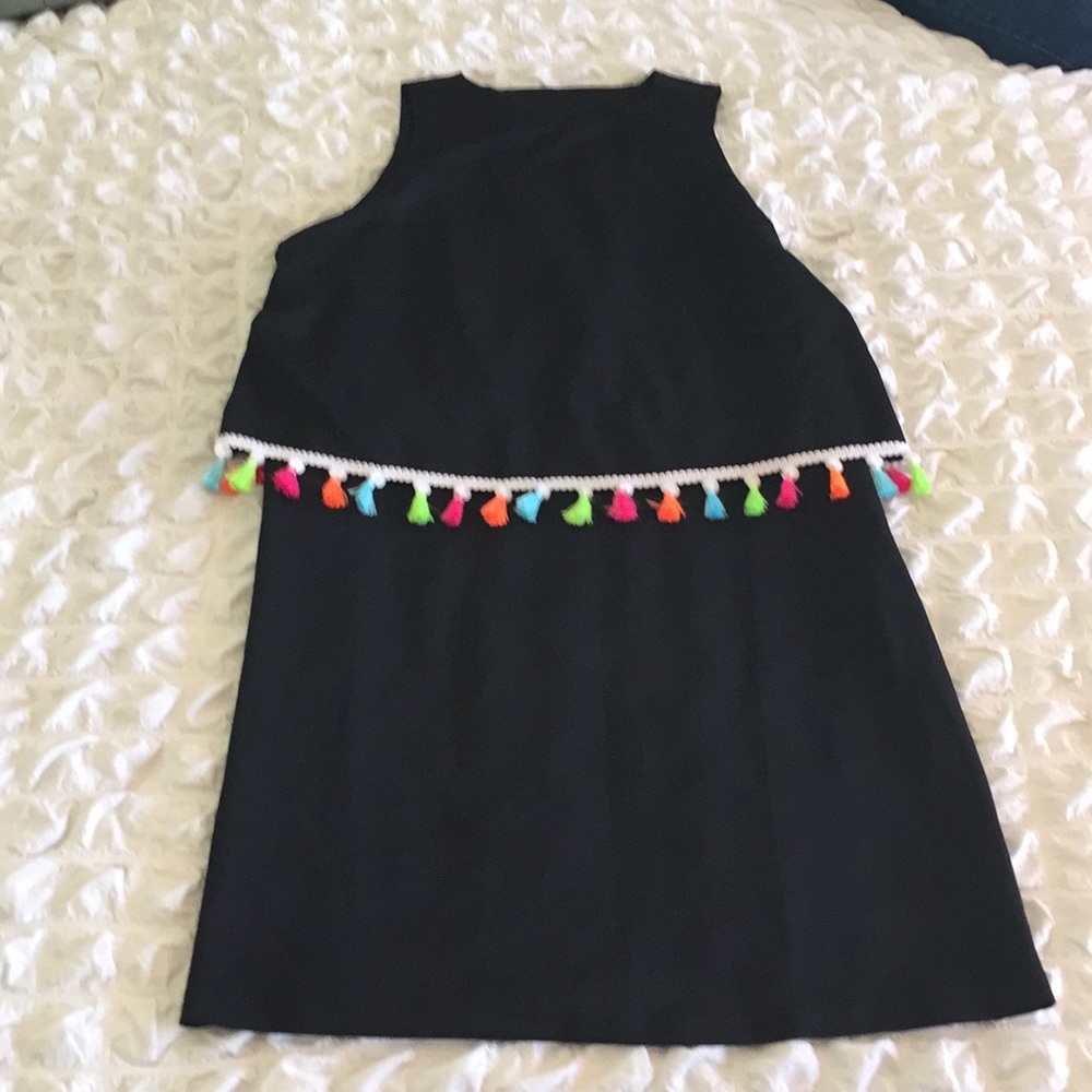 Super cute black beach dress!